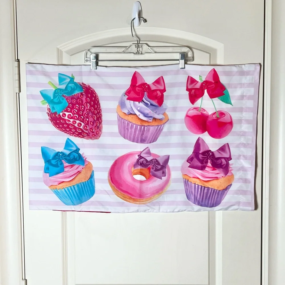 JoJo Siwa Reversible Pillowcase | Nickelodeon Bows & Sweet Treats | OS